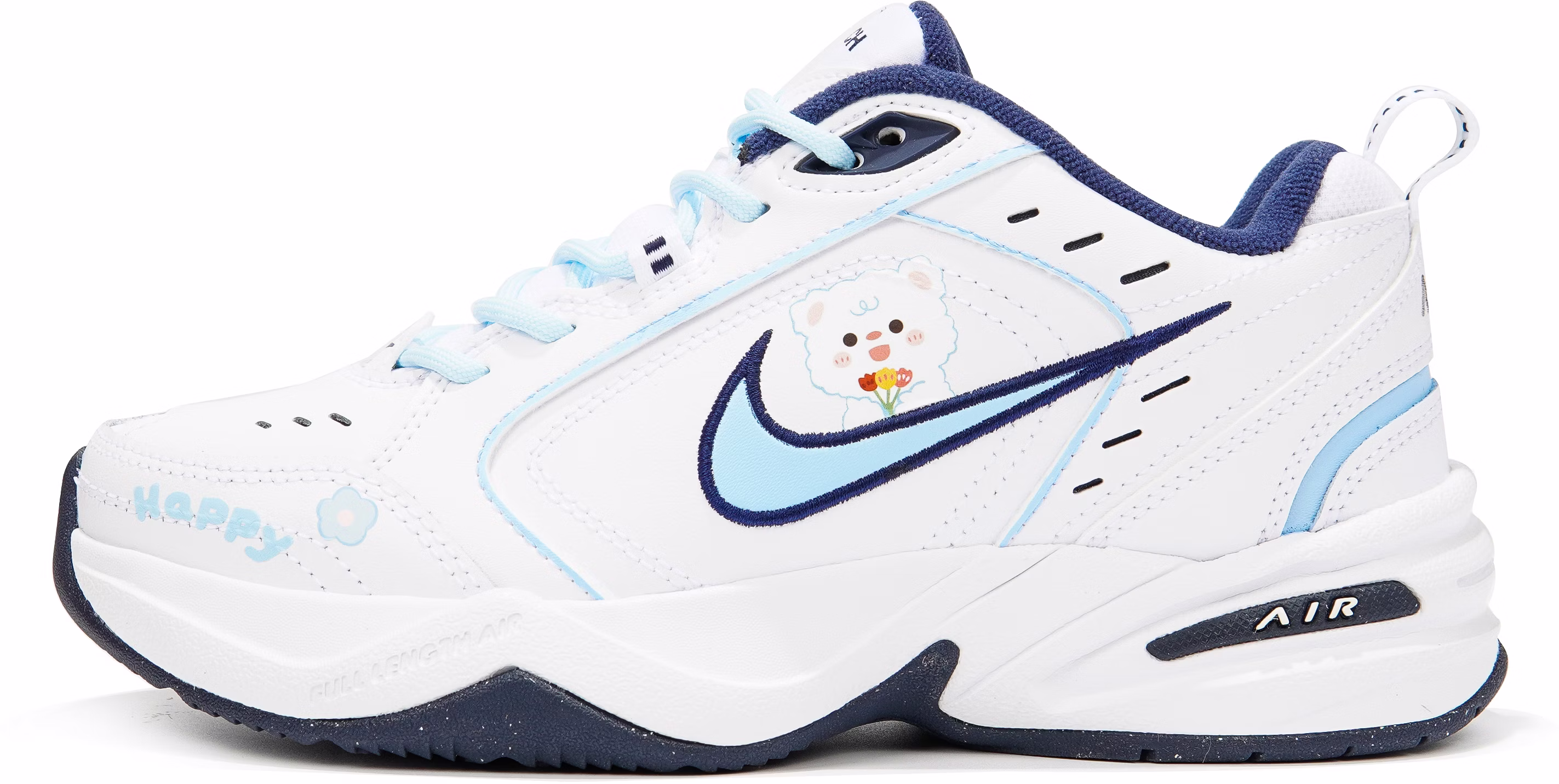 custom-shoes-nike-air-monarch-4-christmas-teddy-bear