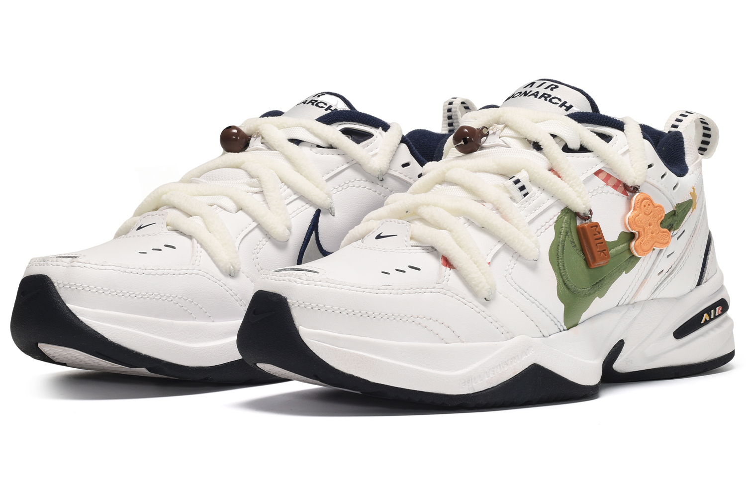 [Custom Shoes] Nike Air Monarch 4 'Christmas Tree Gingerbread Chocolate' 圖 4