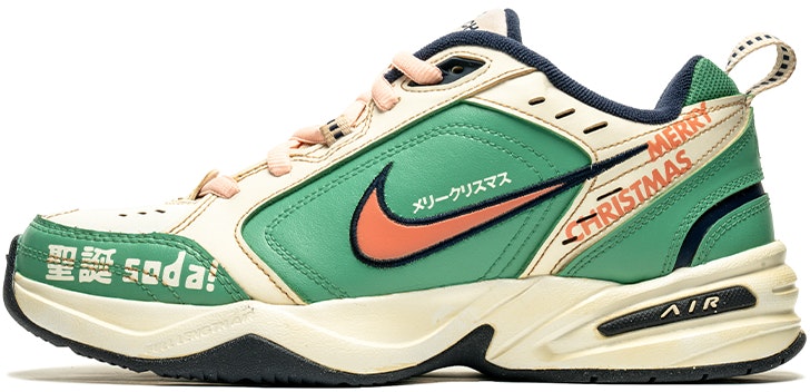 custom-shoes-nike-air-monarch-4-christmas-white-green