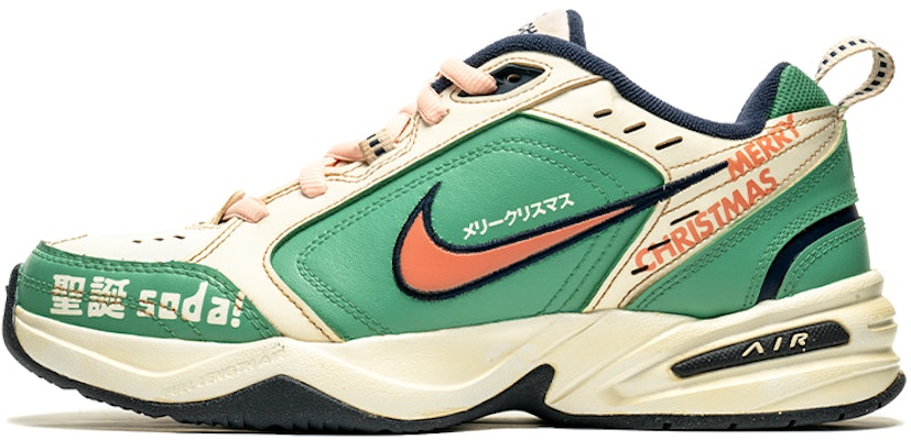 나이키 에어 모나크 4 '크리스마스 화이트-그린' (커스텀) 415445-102(TeamB-男女款圣诞白绿) Buy 나이키 에어 모나크 4 '크리스마스 화이트-그린' (커스텀) 415445-102(TeamB-男女款圣诞白绿)