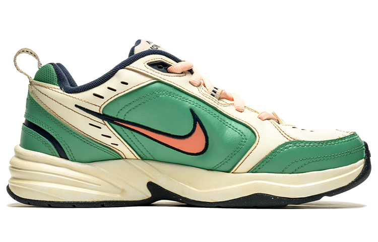 Order [Kasut Custom] Nike Air Monarch 4 'Krismas Putih-Hijau' 415445-102(TeamB-男女款圣诞白绿)