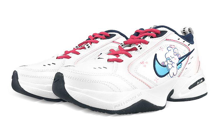 Lookbook 【訂製球鞋】 Nike Air Monarch 4 球場精靈 愛情 兔子 丘比特之箭 多巴胺 增高 低筒 老爹鞋 男女同款 紅白