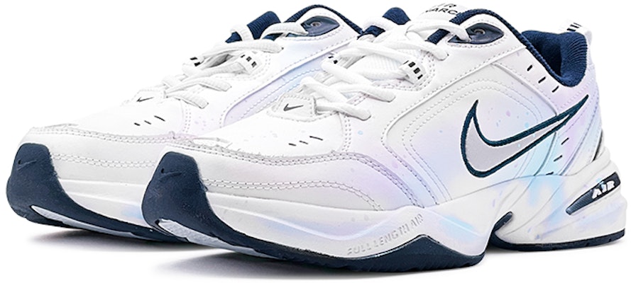 나이키 에어 모나크 4 '사이버펑크 블루-화이트' (커스텀) 415445-102(TeamS-炫彩缤纷老爹S-BOX) Lookbook 나이키 에어 모나크 4 '사이버펑크 블루-화이트' (커스텀) 415445-102(TeamS-炫彩缤纷老爹S-BOX)