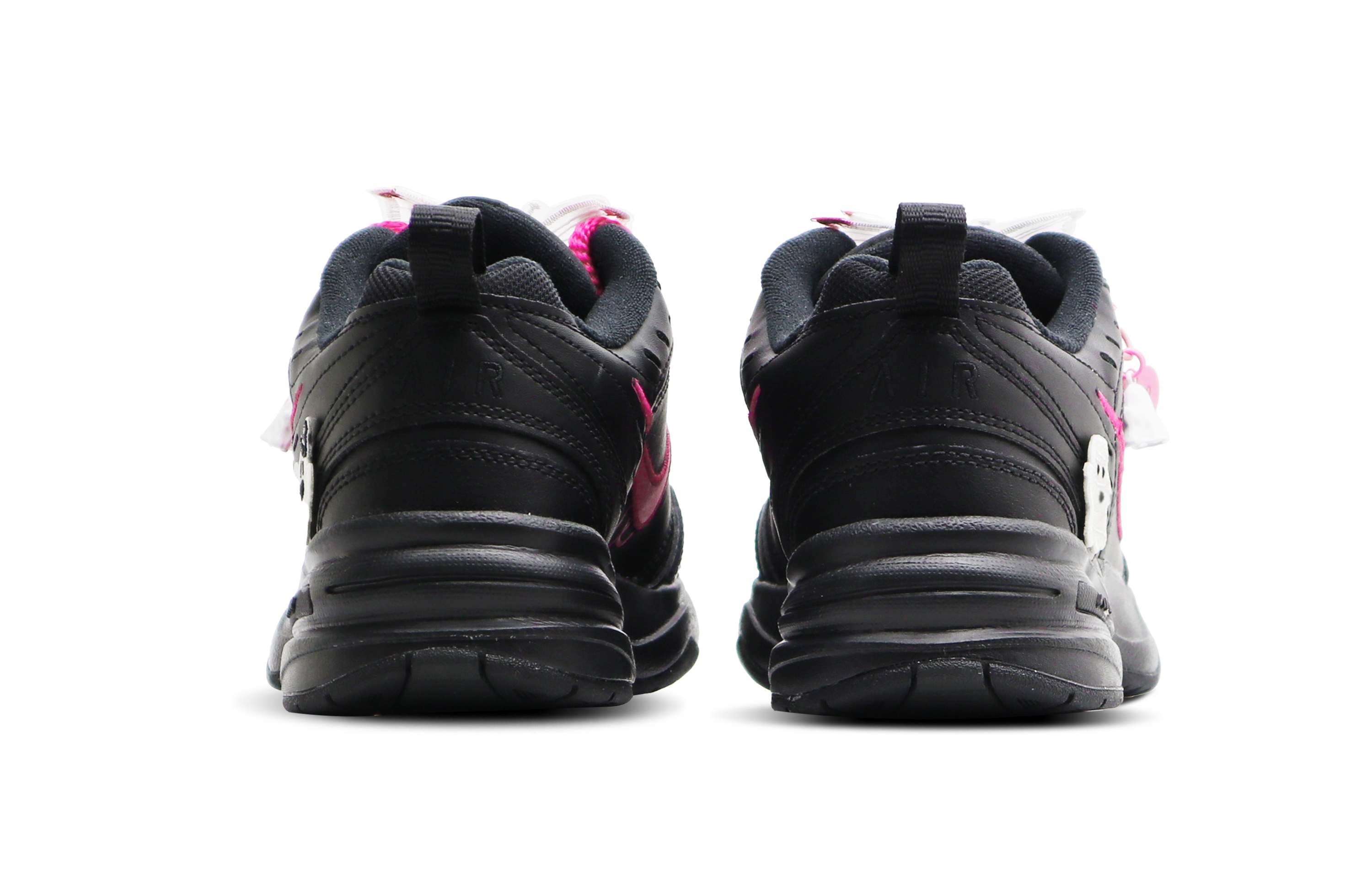 [Custom Shoes] Nike Air Monarch 4 'Ghost Spider Skull Black-Pink' 圖 4