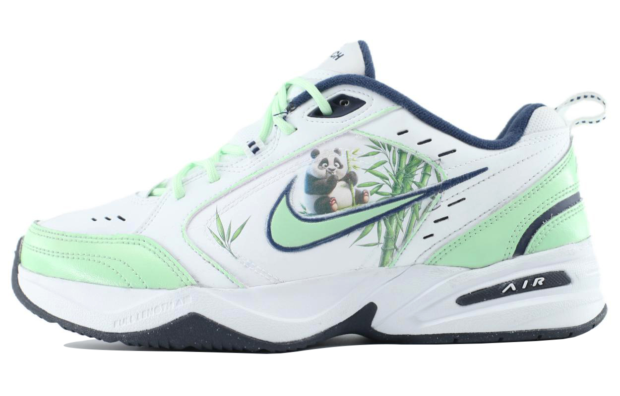 Buy [Kasut Custom] Nike Air Monarch 4 'Bamboo Hijau Panda' 415445-102（Team205-绿竹熊猫）