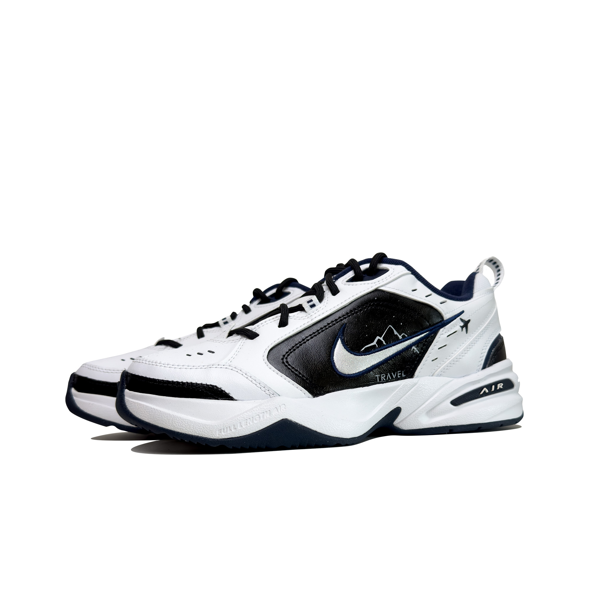 [Custom Shoes] Nike Air Monarch 4 'Grey White' 圖 3