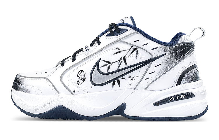 [Custom Shoes] Nike Air Monarch 4 'Ink Bamboo - White Black' 圖 2
