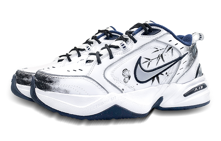 [Custom Shoes] Nike Air Monarch 4 'Ink Bamboo - White Black' 圖 4