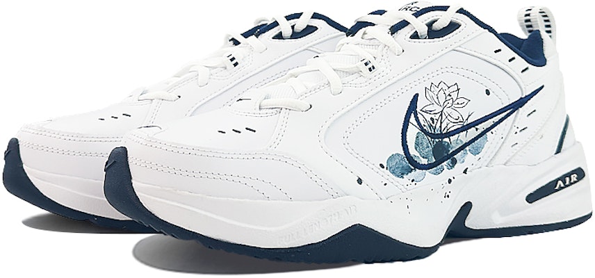 나이키 에어 모나크 4 '잉크 로터스 코트'(커스텀) 415445-102-469038 Lookbook 나이키 에어 모나크 4 '잉크 로터스 코트'(커스텀) 415445-102-469038