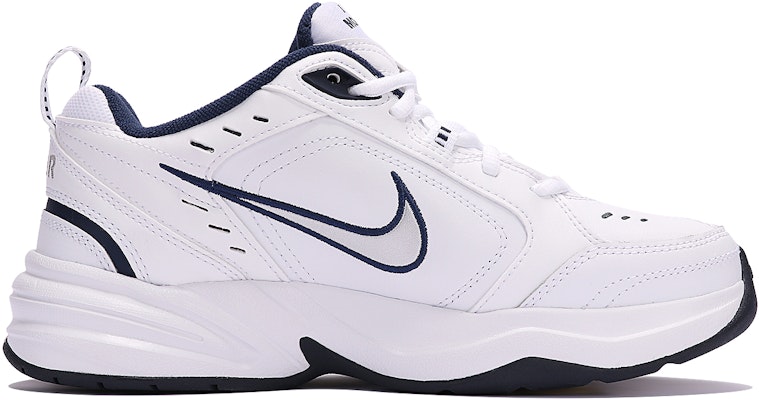 【客製球鞋】Nike Air Monarch 4 白海軍藍 星際 宇航員 塗鴉 低筒 老爹鞋 男女同款 白藍 Order 【客製球鞋】Nike Air Monarch 4 白海軍藍 星際 宇航員 塗鴉 低筒 老爹鞋 男女同款 白藍