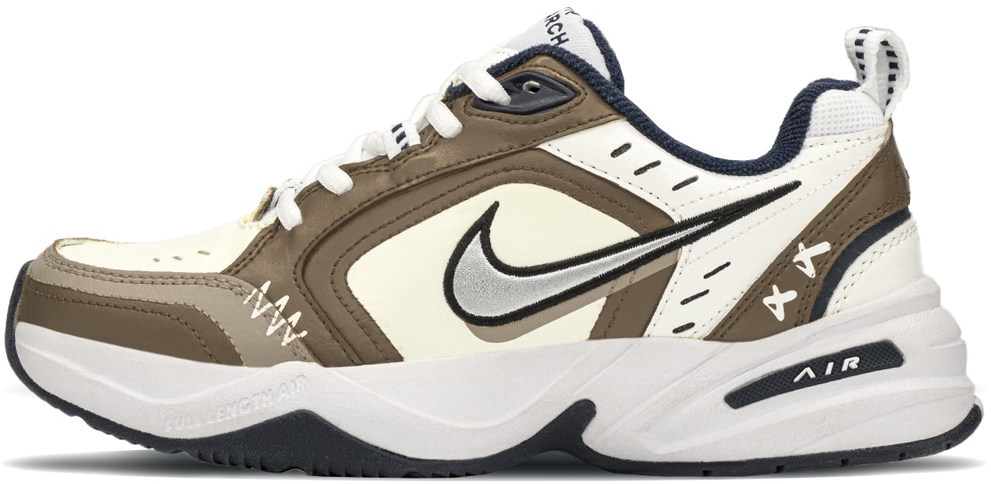 custom-shoes-nike-air-monarch-4-khaki-brown-graffiti
