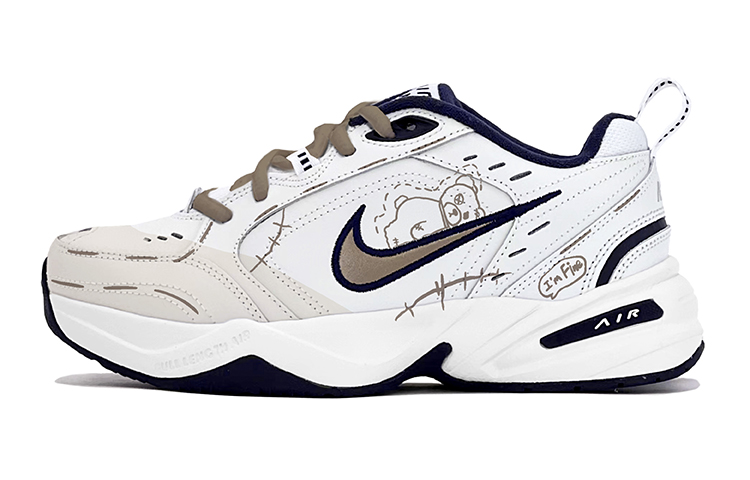 Buy [Kasut Custom] Nike Air Monarch 4 'Khaki Fun Bear' 415445-102(TeamS-棕色趴趴熊S-BOX)