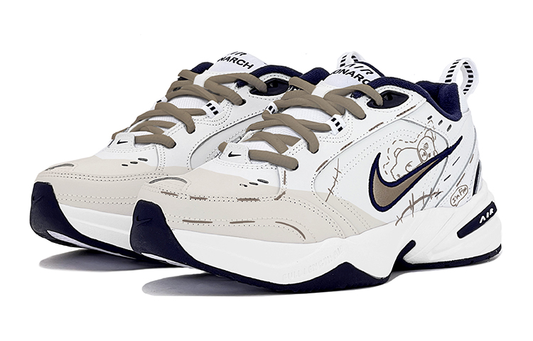 Lookbook [Kasut Custom] Nike Air Monarch 4 'Khaki Fun Bear' 415445-102(TeamS-棕色趴趴熊S-BOX)