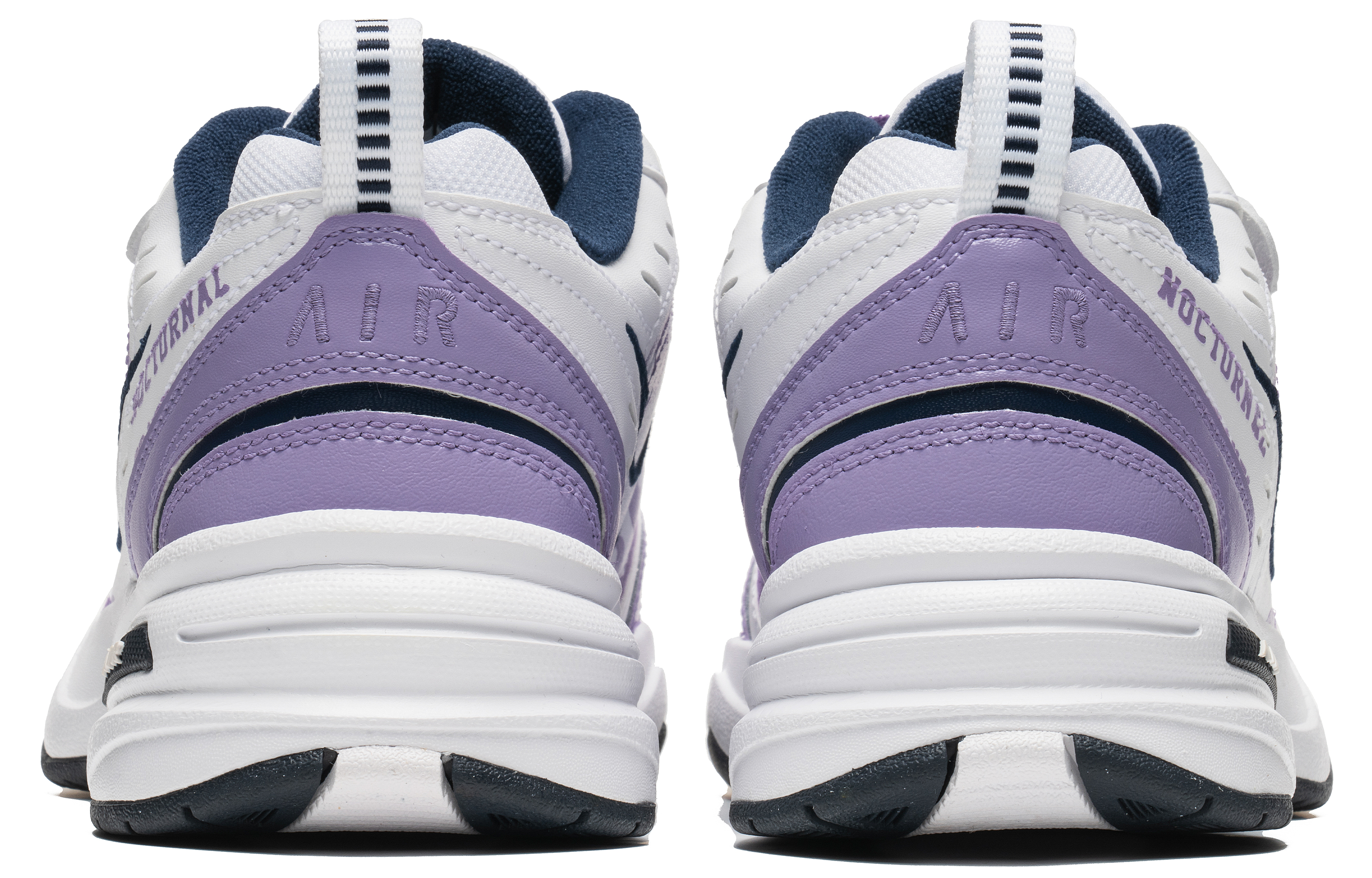 Lookbook [Sepatu Kustom] Nike Air Monarch 4 'Lavender Demons' 415445-102(Team22-紫小恶魔A-BOX)