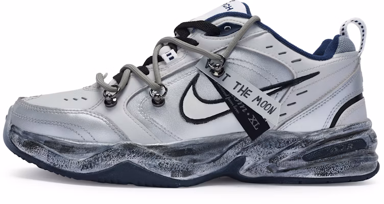 나이키 에어 모나크 4 '리퀴드 티타늄 실버' 커스텀 415445-102(Team80-男女同款液钛银) Buy 나이키 에어 모나크 4 '리퀴드 티타늄 실버' 커스텀 415445-102(Team80-男女同款液钛银)