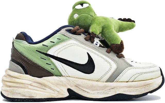 【定制鞋款】耐克Air Monarch 4“抹茶恐龙 - 白绿” 415445-102(Team66-抹茶恐龙仔) Lookbook 【定制鞋款】耐克Air Monarch 4“抹茶恐龙 - 白绿” 415445-102(Team66-抹茶恐龙仔)