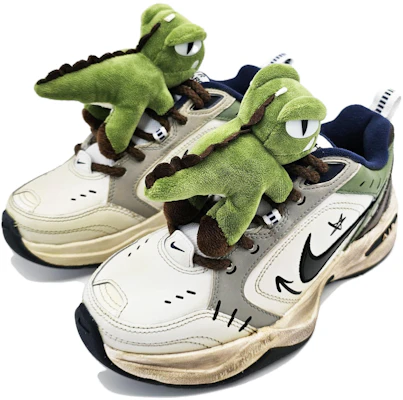 【定制鞋款】耐克Air Monarch 4“抹茶恐龙 - 白绿” 415445-102(Team66-抹茶恐龙仔) Shop 【定制鞋款】耐克Air Monarch 4“抹茶恐龙 - 白绿” 415445-102(Team66-抹茶恐龙仔)