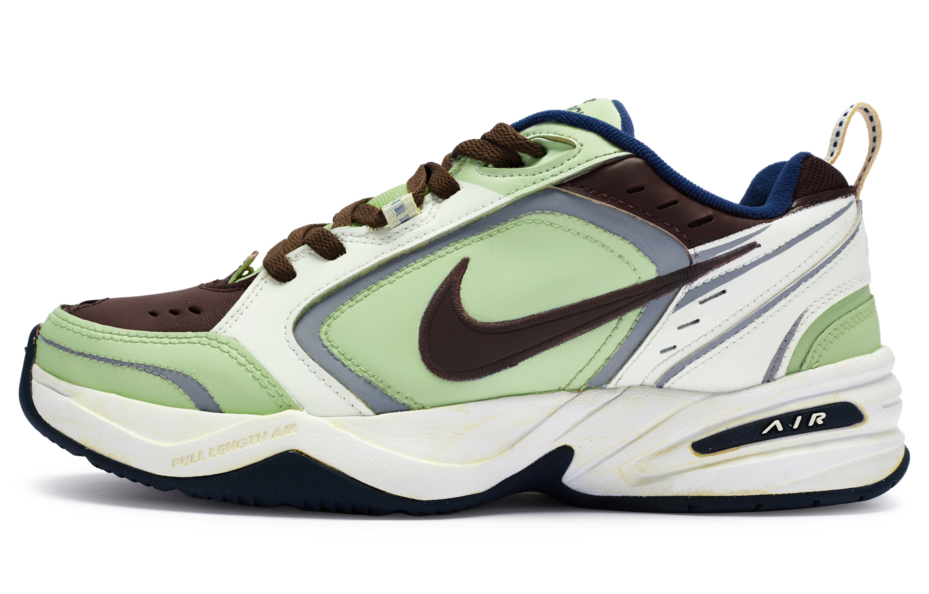 Buy [Zapatos Personalizados] Nike Air Monarch 4 'Matcha Latte' 415445-102(TeamR-男女款抹茶拿铁绿棕)