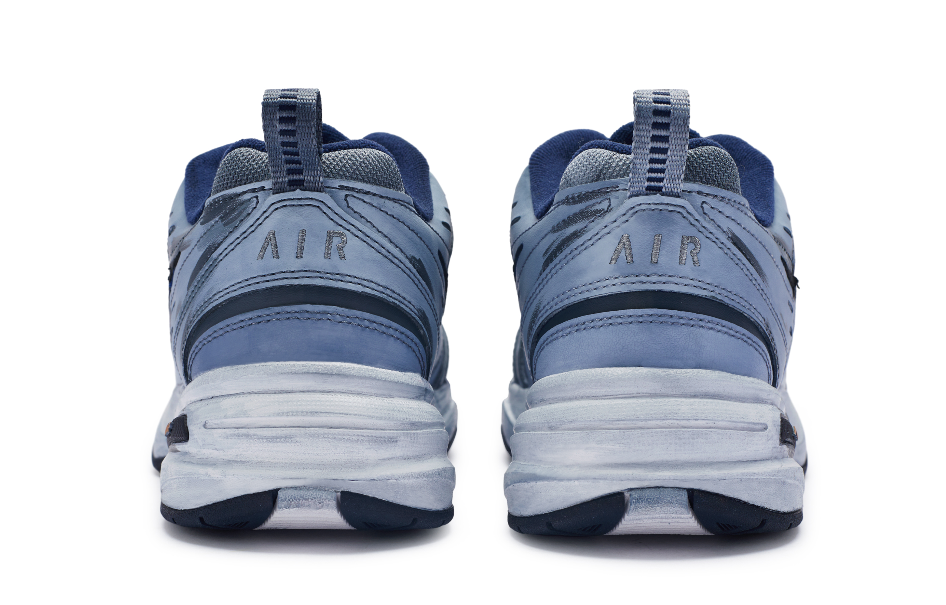 [Custom Shoes] Nike Air Monarch 4 'Mercury Galaxy Gradient Graffiti' 圖 5