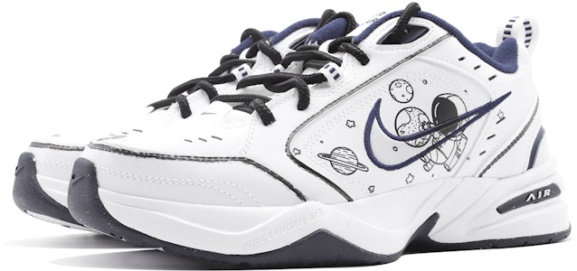 【定製球鞋】Nike Air Monarch 4 遨遊宇宙 神秘太空 二次元 防滑耐磨增高 低筒 老爹鞋 男女同款 藍白黑 Shop 【定製球鞋】Nike Air Monarch 4 遨遊宇宙 神秘太空 二次元 防滑耐磨增高 低筒 老爹鞋 男女同款 藍白黑