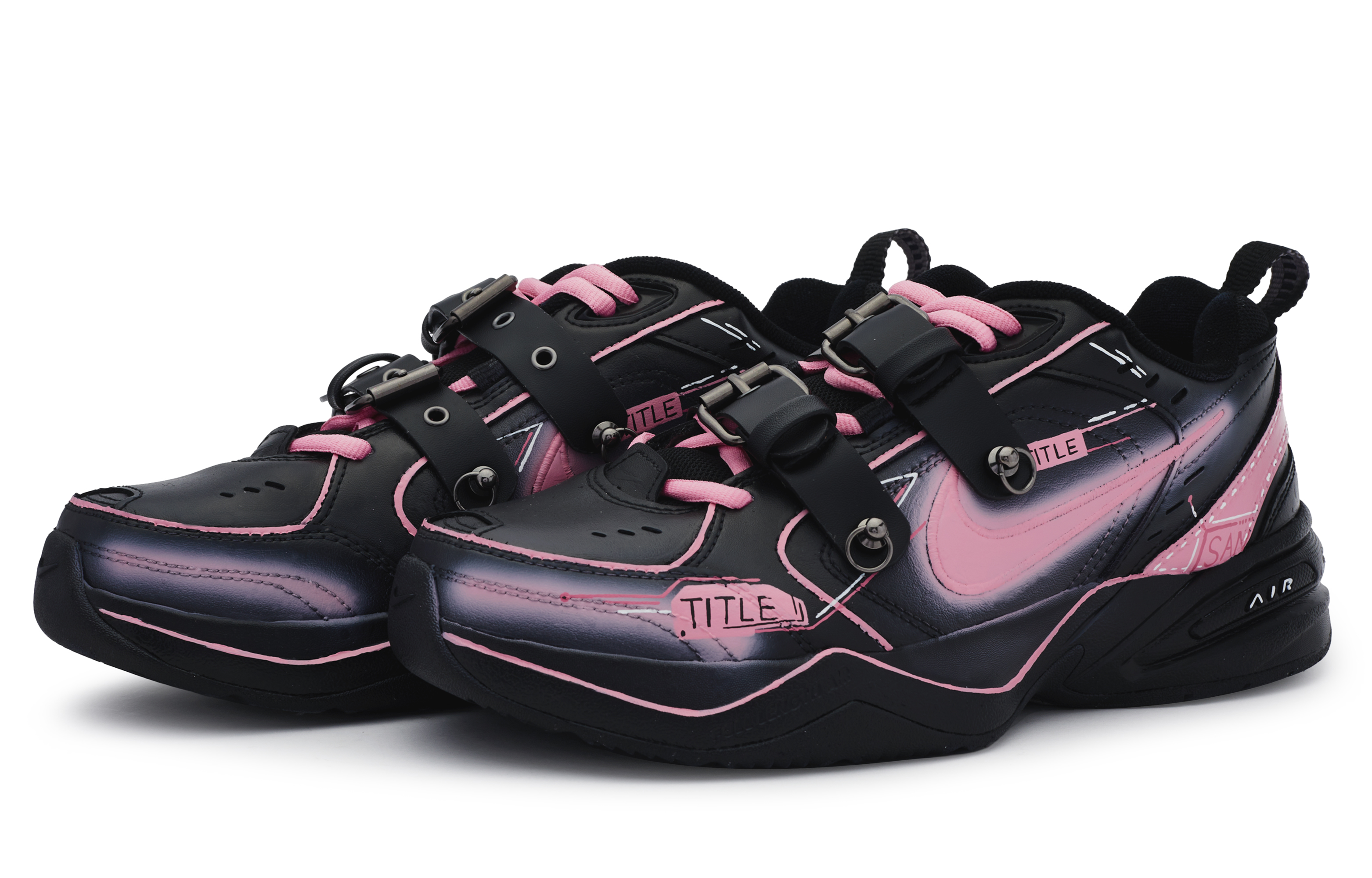 [Custom Shoes] Nike Air Monarch 4 'Neon Radio' 圖 4