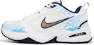Buy 【客製球鞋】 Nike Air Monarch 4 定製九局 海洋祕境 塗鴉 五角星 手繪 潮流 簡潔 百搭 防滑耐磨增高 低筒 老爸鞋 男女同款 藍色