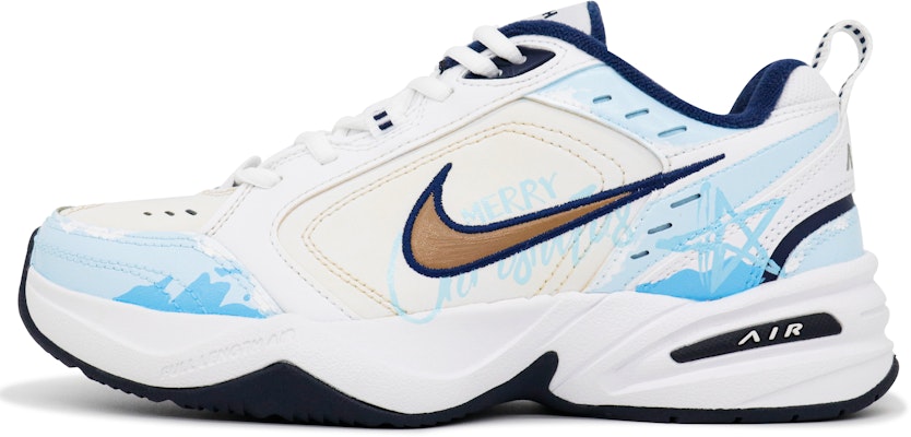 【客製球鞋】 Nike Air Monarch 4 定製九局 海洋祕境 塗鴉 五角星 手繪 潮流 簡潔 百搭 防滑耐磨增高 低筒 老爸鞋 男女同款 藍色 Order 【客製球鞋】 Nike Air Monarch 4 定製九局 海洋祕境 塗鴉 五角星 手繪 潮流 簡潔 百搭 防滑耐磨增高 低筒 老爸鞋 男女同款 藍色
