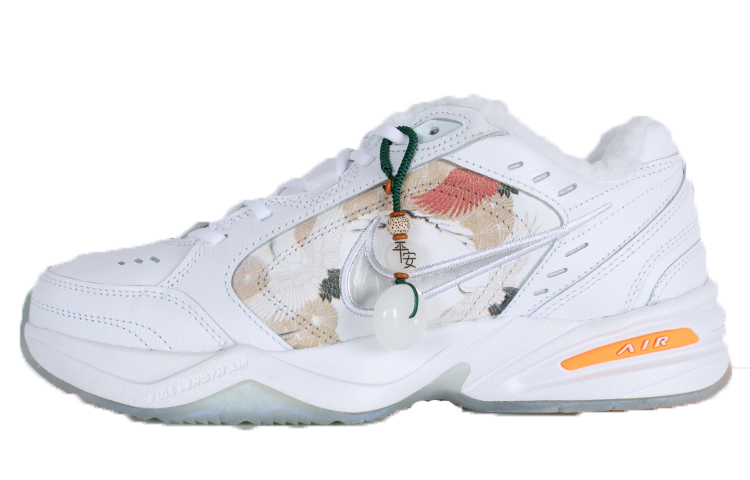 [Custom Shoes] Nike Air Monarch 4 'Oriental Crane Snow Day'