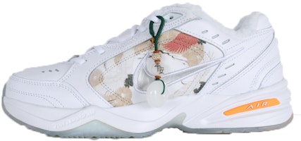【定製球鞋】Nike Air Monarch 4 東方美學 仙鶴奇緣 Snow Day 休閒百搭 防滑耐磨 低筒 老爸鞋 男款 白色 Order 【定製球鞋】Nike Air Monarch 4 東方美學 仙鶴奇緣 Snow Day 休閒百搭 防滑耐磨 低筒 老爸鞋 男款 白色