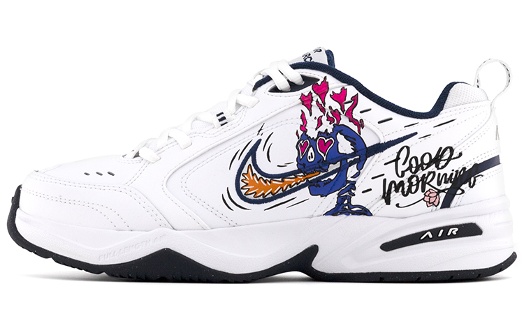 Buy [Kasut Custom] Nike Air Monarch 4 'Phantom Graffiti' 415445-102(team肆-万圣节美式涂鸦A)