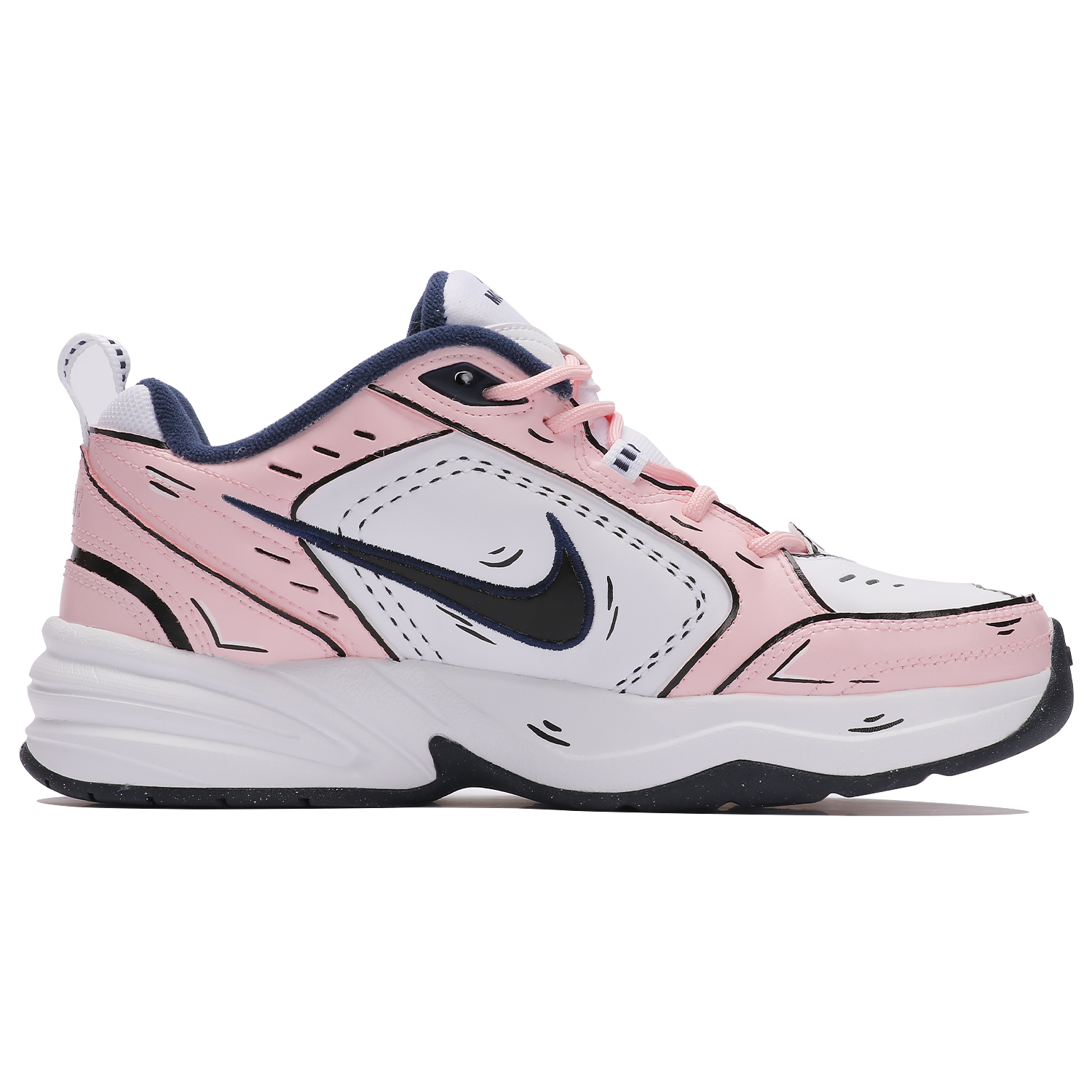 [Custom Shoes] Nike Air Monarch 4 'Pink Romantic' 圖 3