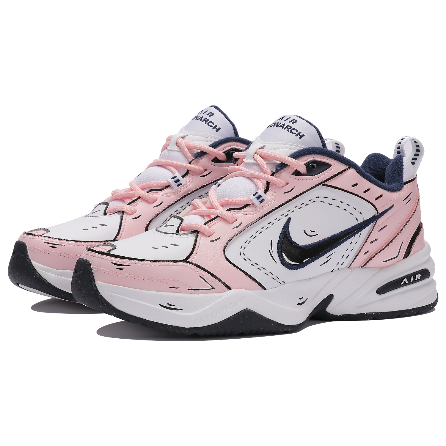 [Custom Shoes] Nike Air Monarch 4 'Pink Romantic' 圖 4