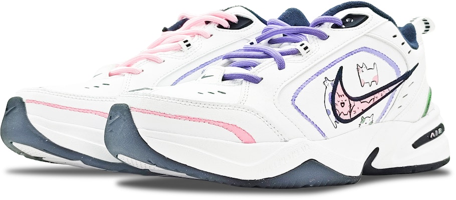 【カスタムシューズ】ナイキ エア モナーク 4『パープルピンクグリーン』 415445-102(Team76-三色猫紫粉绿) Lookbook 【カスタムシューズ】ナイキ エア モナーク 4『パープルピンクグリーン』 415445-102(Team76-三色猫紫粉绿)