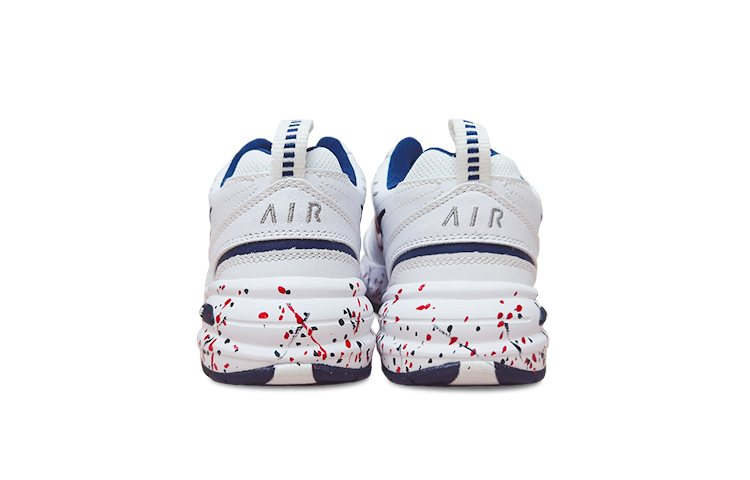 [Custom Shoes] Nike Air Monarch 4 'Red Black Splatter' 圖 4