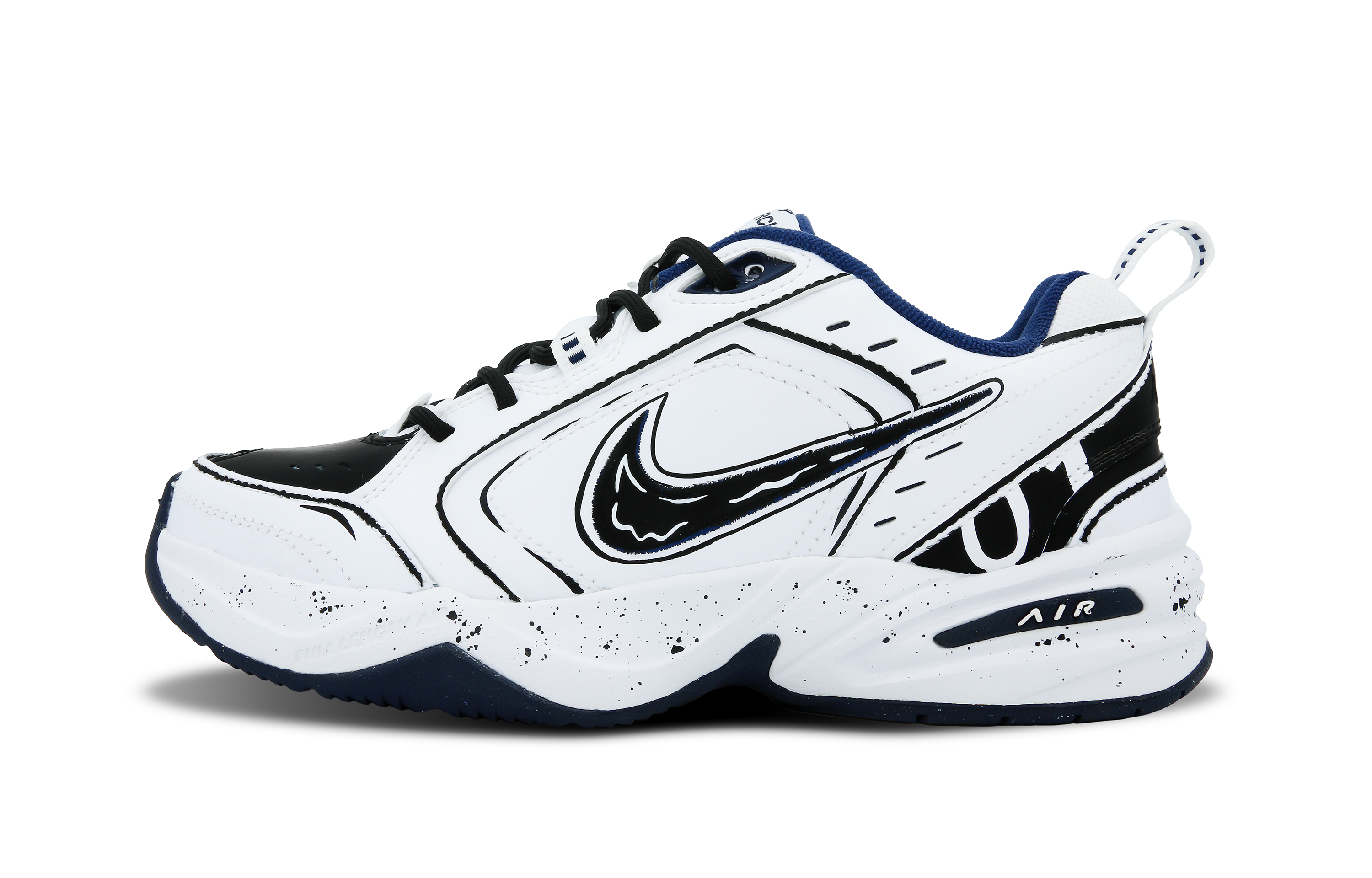 Buy [Zapatillas Personalizadas] Nike Air Monarch 4 'Route One Graffiti' 415445-102(Team60-男女同款一号公路)