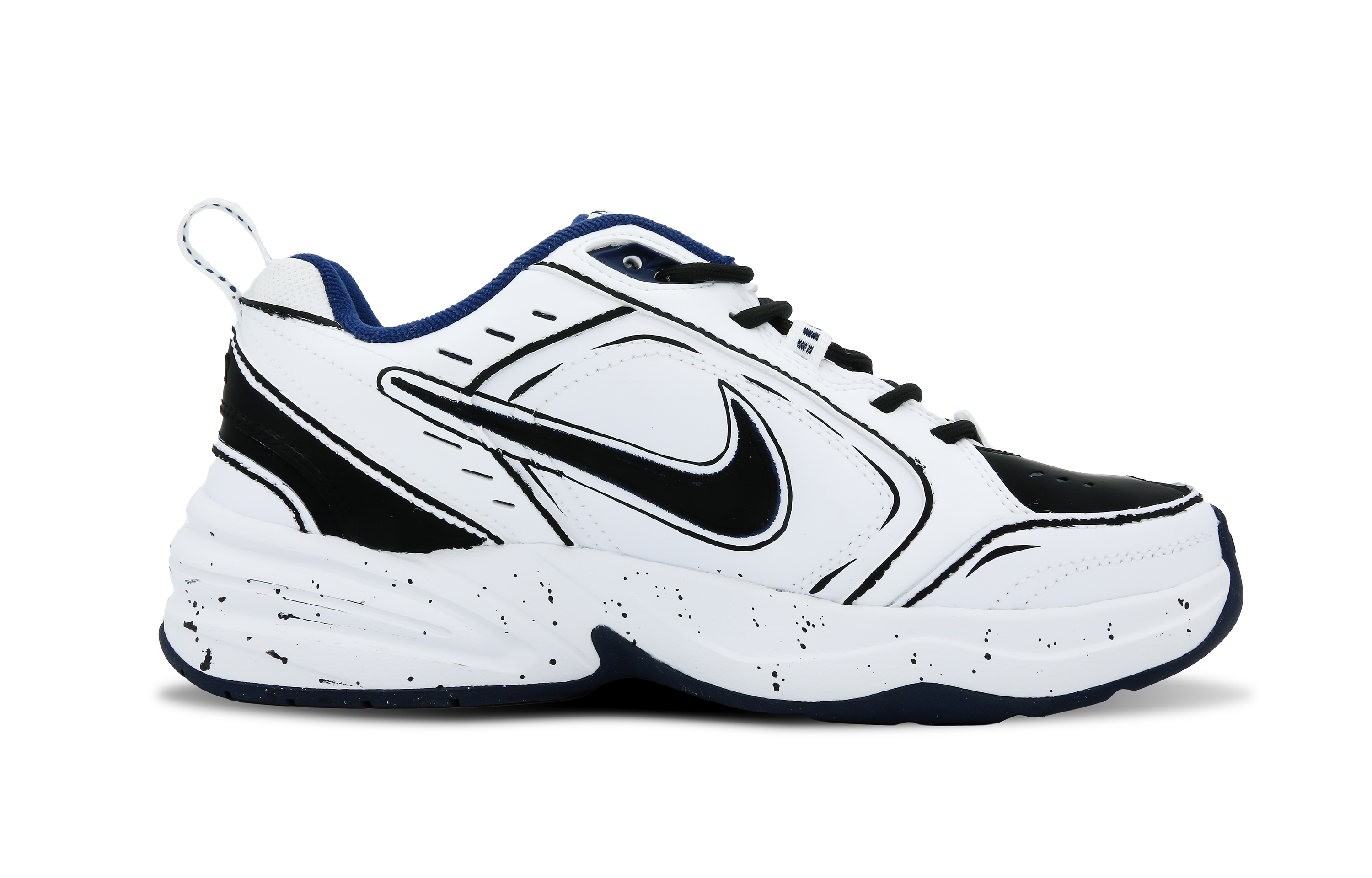 Order [Zapatillas Personalizadas] Nike Air Monarch 4 'Route One Graffiti' 415445-102(Team60-男女同款一号公路)