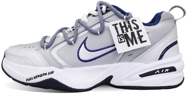 【訂製球鞋】Nike Air Monarch 4 暗影競技 灰色系 列金屬龐克風 獨特時尚 高街 防滑耐磨增高 低筒 老爹鞋 男女同款 銀灰 Buy 【訂製球鞋】Nike Air Monarch 4 暗影競技 灰色系 列金屬龐克風 獨特時尚 高街 防滑耐磨增高 低筒 老爹鞋 男女同款 銀灰