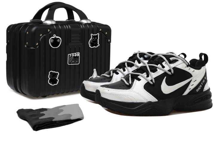 [Custom Shoes] Nike Air Monarch 4 'Silver Wing Warrior'