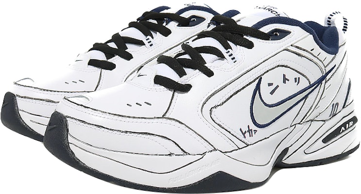 Zapatillas Nike Air Monarch 4 'Slam Dunk Anime Negro Blanco' 415445-102(Team10-灌篮天才QD) Lookbook Zapatillas Nike Air Monarch 4 'Slam Dunk Anime Negro Blanco' 415445-102(Team10-灌篮天才QD)