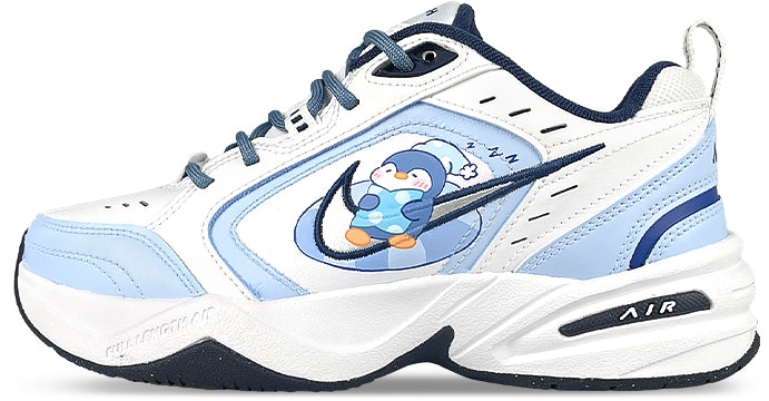 custom-shoes-nike-air-monarch-4-snoozing-penguin