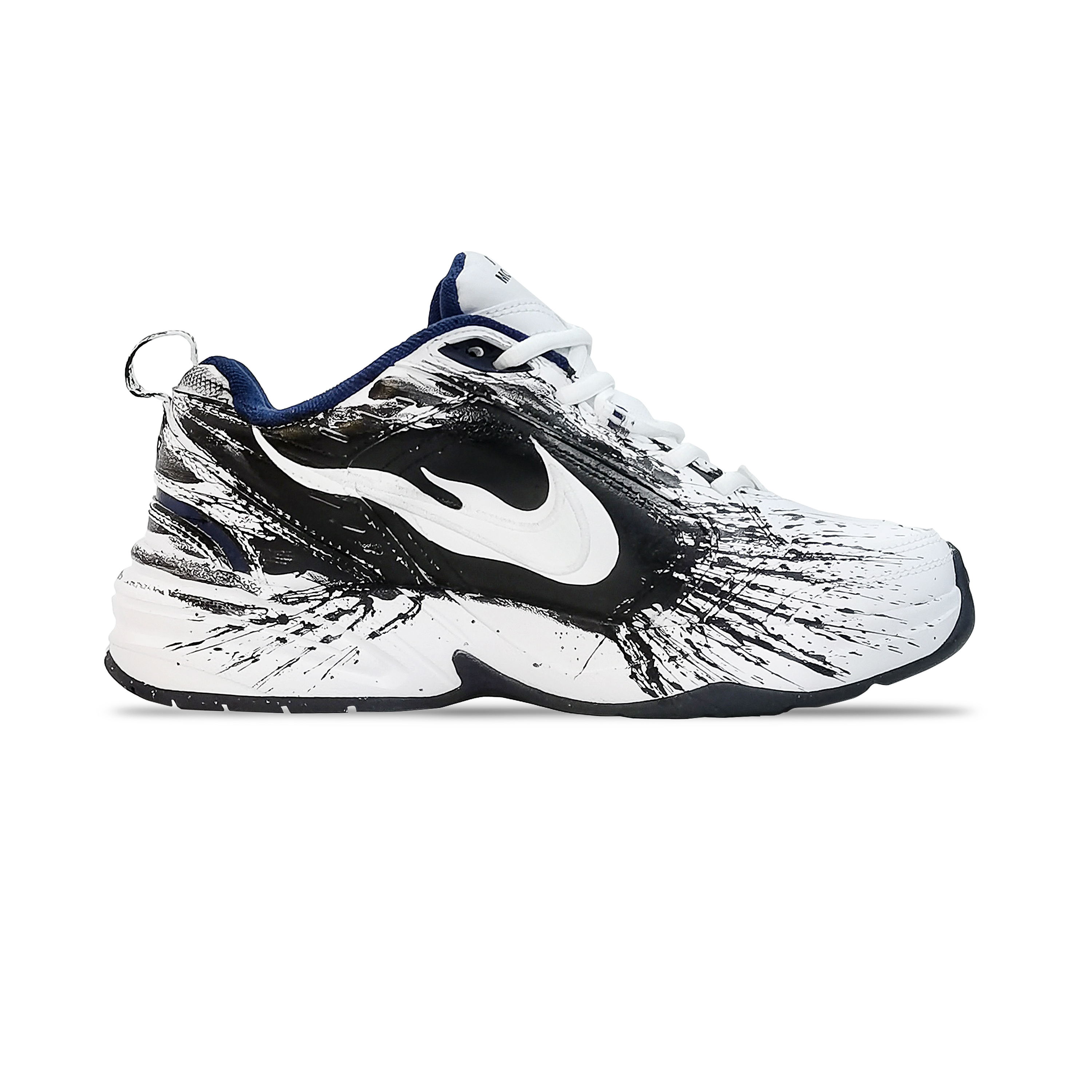 [Custom Shoes] Nike Air Monarch 4 'Superhero Black White' 圖 2