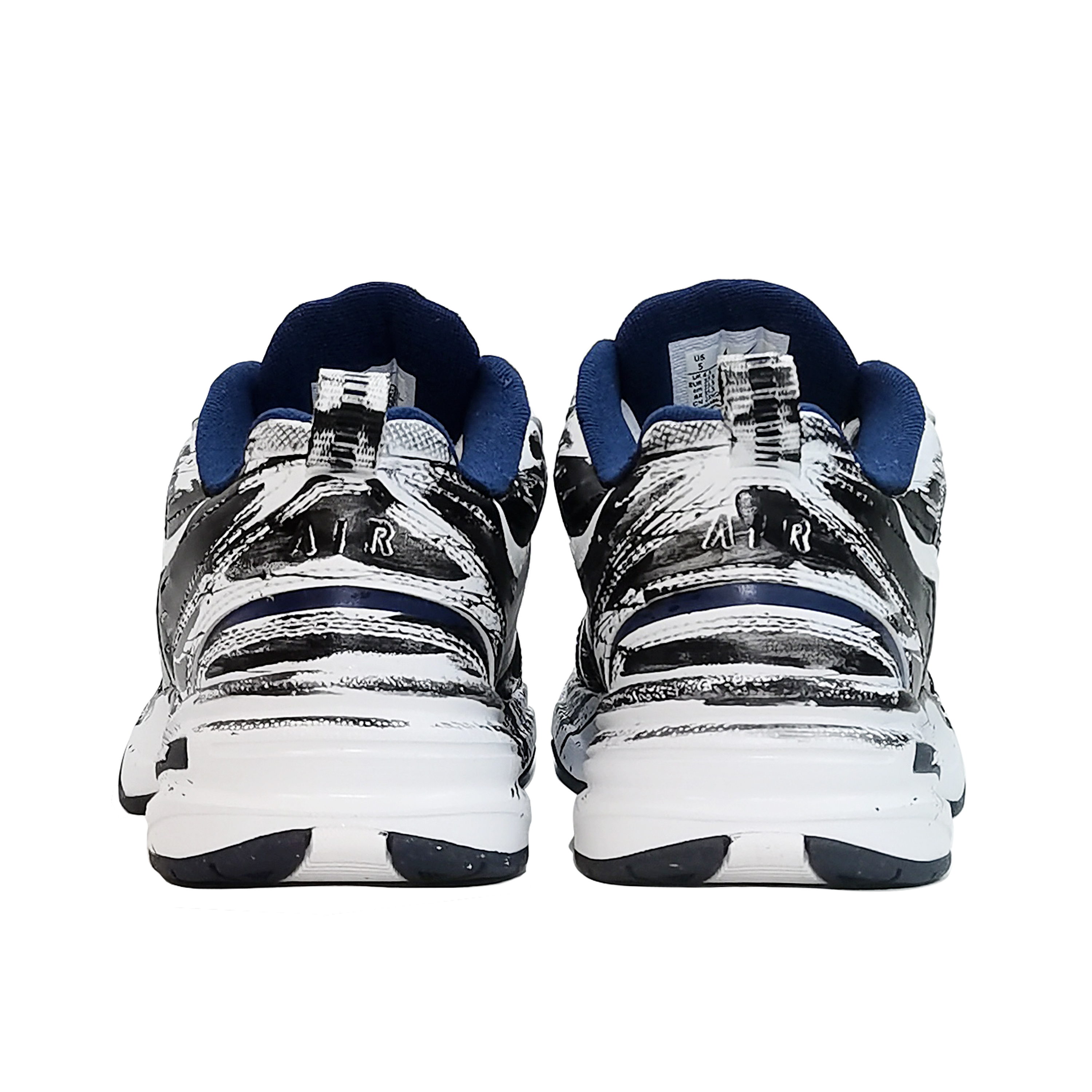 [Custom Shoes] Nike Air Monarch 4 'Superhero Black White' 圖 5