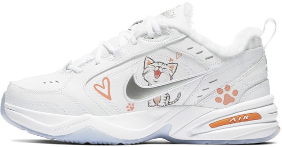 【客製球鞋】Nike Air Monarch 4 新中式 愛心貓咪 甜美萌寵 吸貓雅事 休閒 低筒 爸爸鞋 男女同款 白粉 Buy 【客製球鞋】Nike Air Monarch 4 新中式 愛心貓咪 甜美萌寵 吸貓雅事 休閒 低筒 爸爸鞋 男女同款 白粉