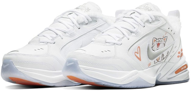 【客製球鞋】Nike Air Monarch 4 新中式 愛心貓咪 甜美萌寵 吸貓雅事 休閒 低筒 爸爸鞋 男女同款 白粉 Lookbook 【客製球鞋】Nike Air Monarch 4 新中式 愛心貓咪 甜美萌寵 吸貓雅事 休閒 低筒 爸爸鞋 男女同款 白粉