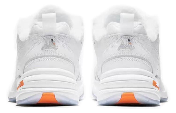 Shop [Kasut Tersuai] Nike Air Monarch 4 'Sweetheart Cat Putih Merah Jambu' AV6676-100(Team56-吸猫雅事)