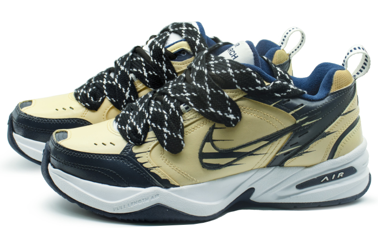Lookbook 【客製球鞋】 Nike Air Monarch 4 時空穿越 復古 經典 舒適百搭 低筒 老爹鞋 男女同款 米黃色