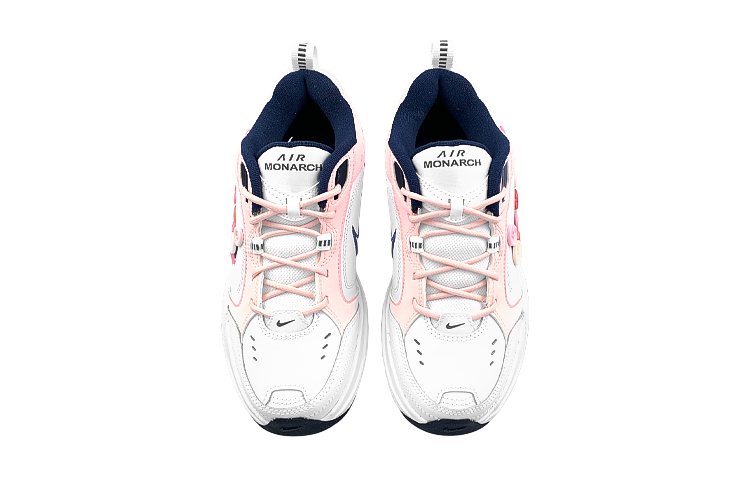 Purchase [Kasut Custom] Nike Air Monarch 4 'Putih-Pudar Merah Jambu' 415445-102(Team47-M4纽扣)