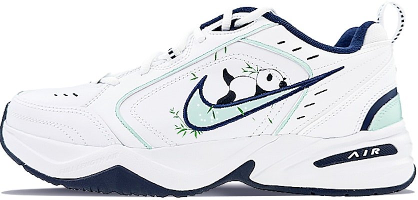 【客製球鞋】Nike Air Monarch 4 球場精靈 躺平熊貓 可愛 禮盒 低筒 爸爸鞋 男女款 白黑 Buy 【客製球鞋】Nike Air Monarch 4 球場精靈 躺平熊貓 可愛 禮盒 低筒 爸爸鞋 男女款 白黑
