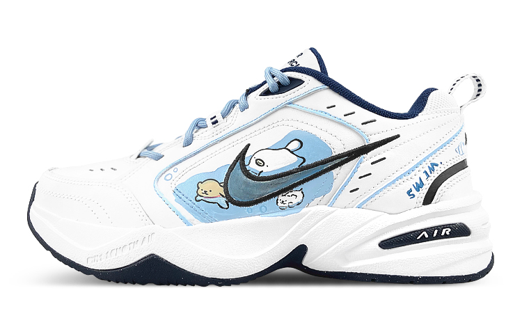 [Custom Shoes] Nike Air Monarch 4 'White Blue'