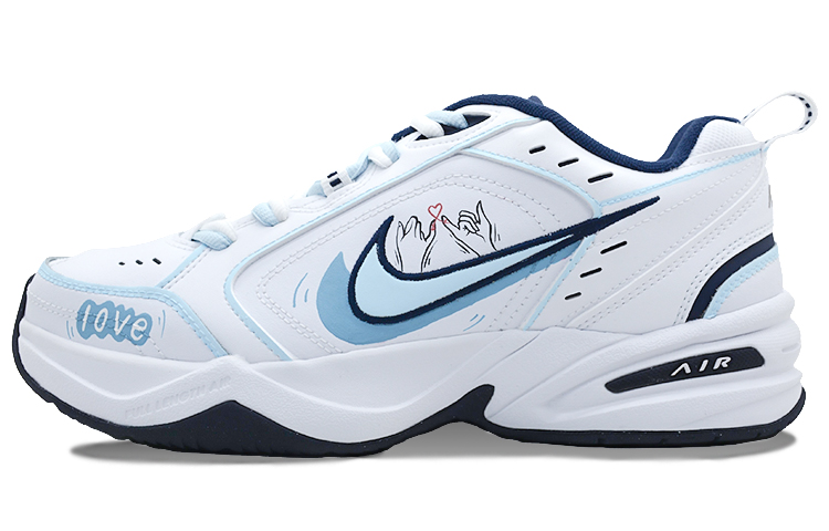 Order [定制鞋] 耐克 Air Monarch 4 '白蓝' 415445-102(Team125-携手一生&蓝白)